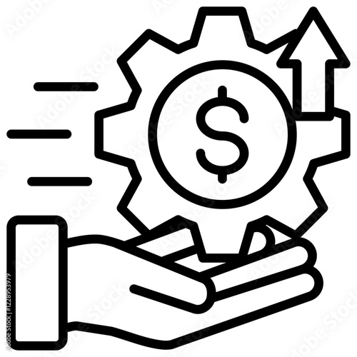 Efficiency Outline Icon