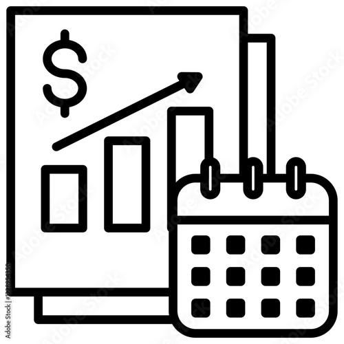 Financial Planning Outline Icon