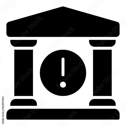 Bank Alerts glyph icon