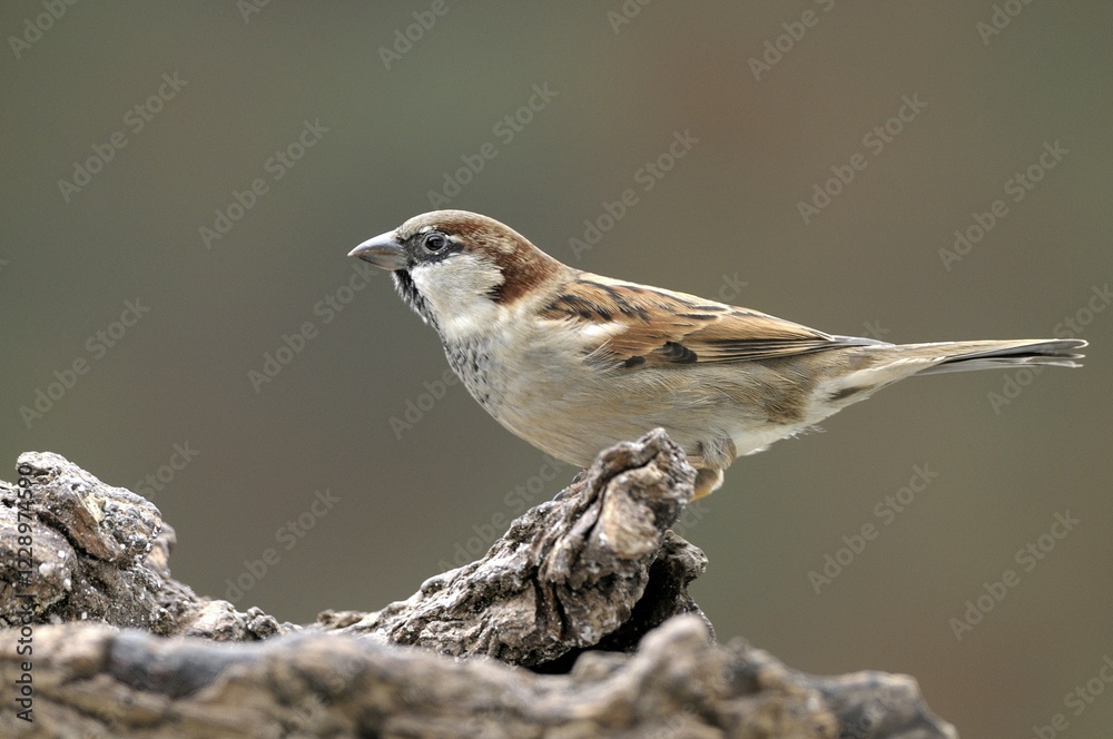 Naklejka premium Male House sparrow (Passer domesticus)