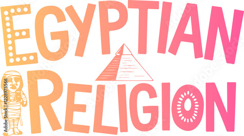 Egyptian Religion Sticker.