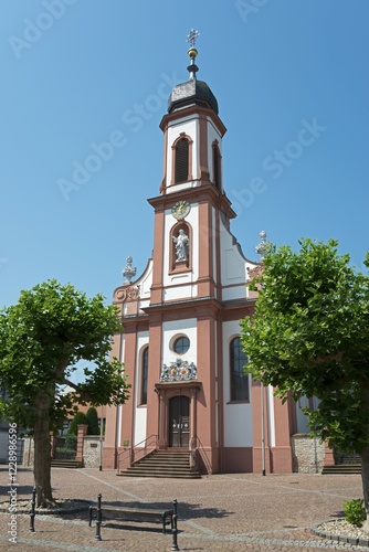 Church of St. Cäcilia, Heusenstamm, Hesse, Germany, Europe photo