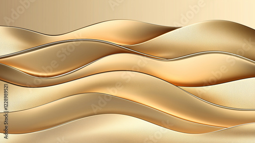 Golden Wave Texture: Abstract Flowing Background