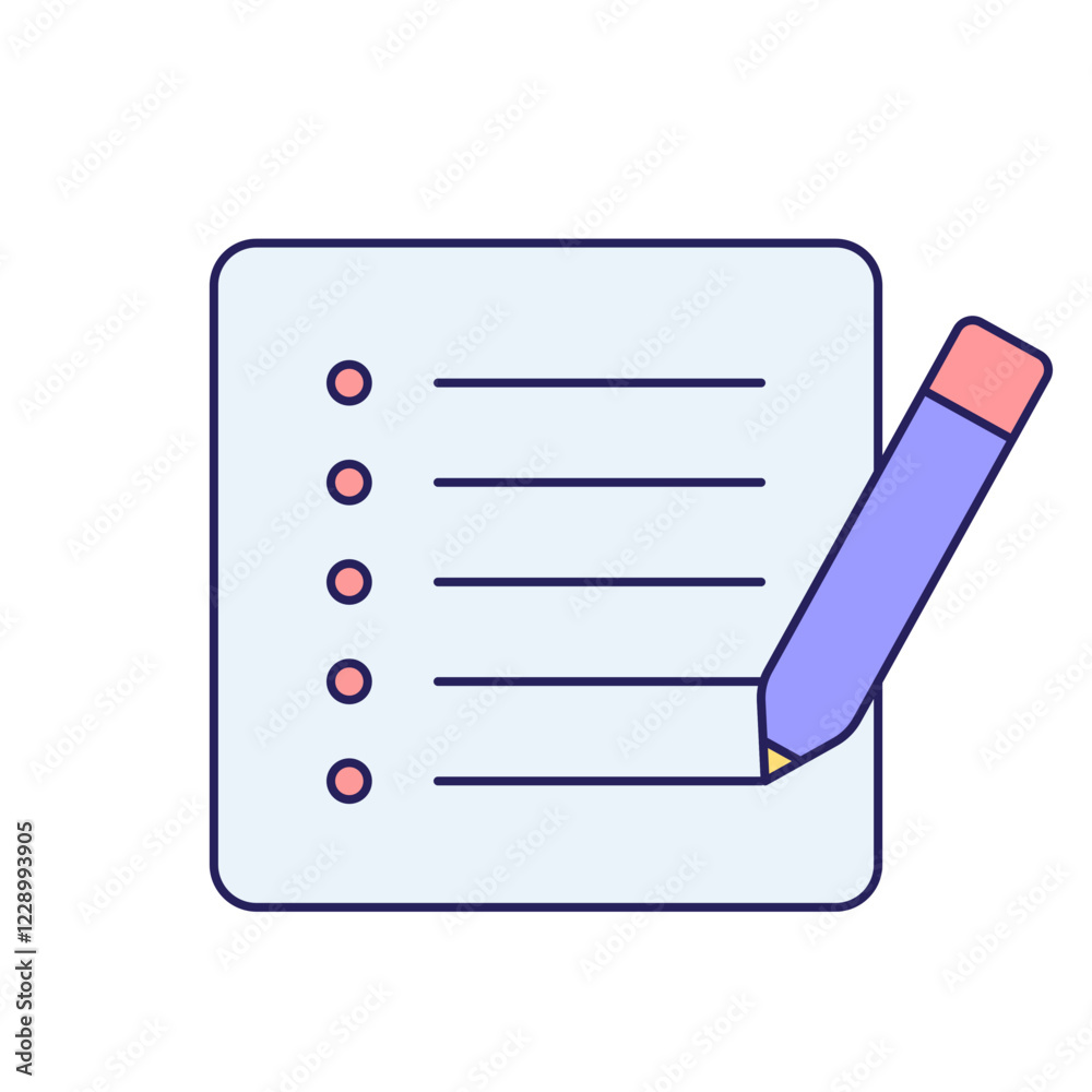 writing illustration