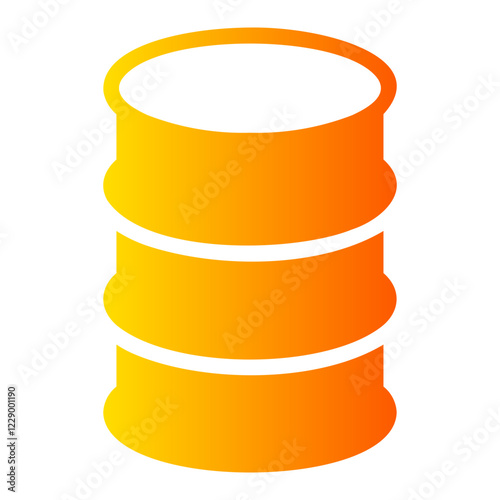 oil barrel Gradient icon