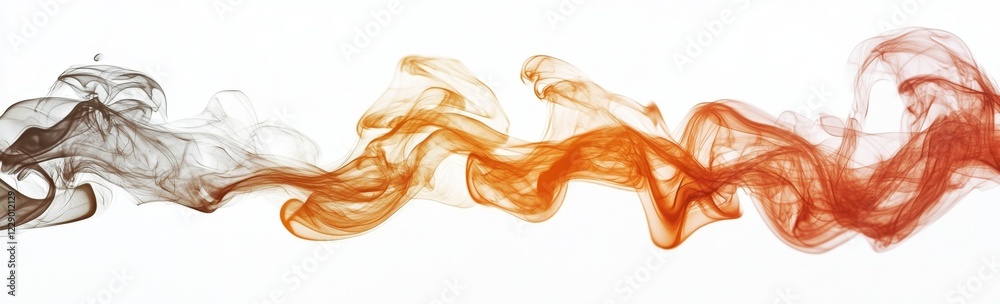 Abstract swirling smoke, studio background, design element Abstract swirling smoke, studio background, design element