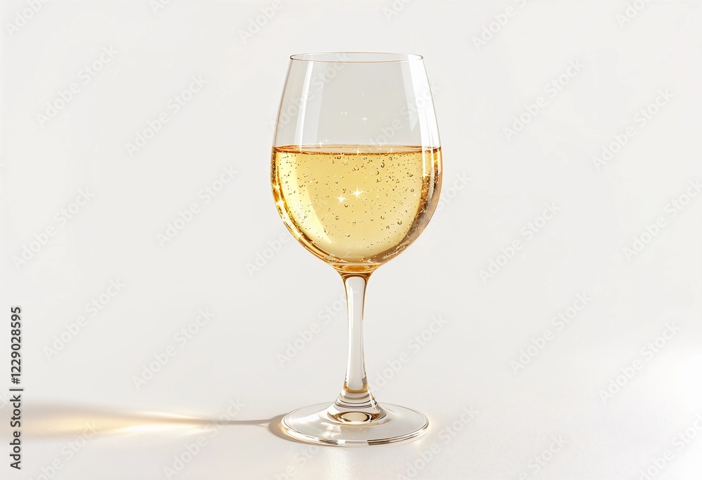 Sparkling Celebration Captured in a Delicate Glass of Bubbly Beverage. Generative AI Sparkling Celebration Captured in a Delicate Glass of Bubbly Beverage. Generative AI