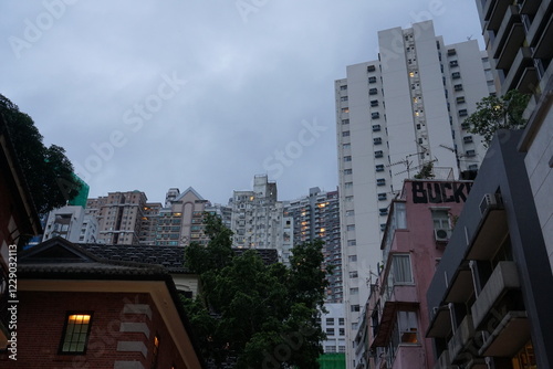 Photography hongkong night view
