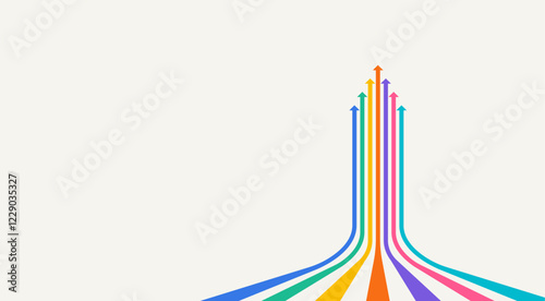 Abstract arrow direction. Business investment to success. financial data graph strategy. Technology background. High speed.