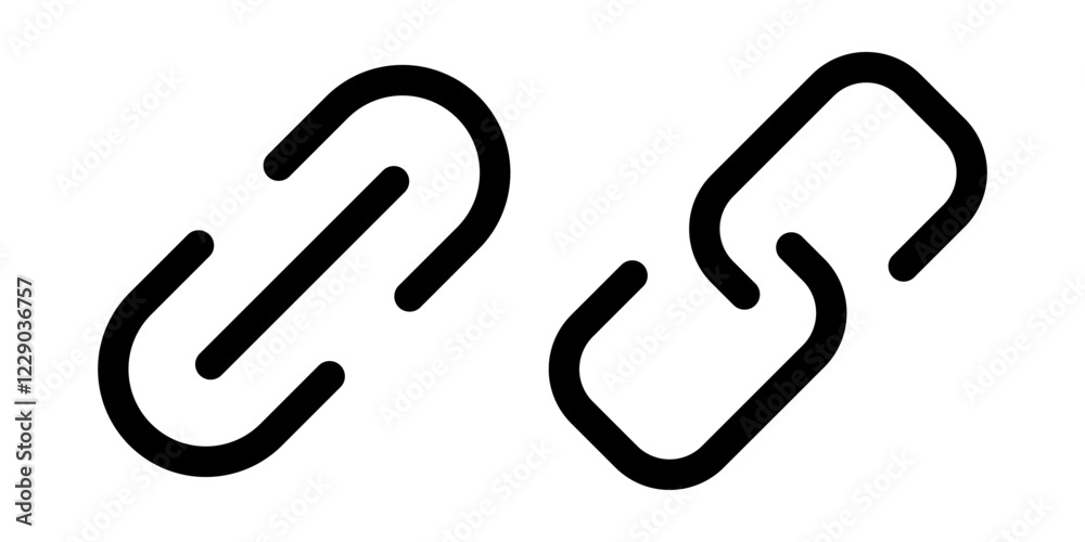 Link icon symbol simple design Link icon symbol simple design