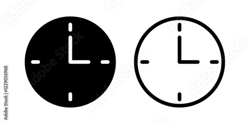 Time icon symbol simple design