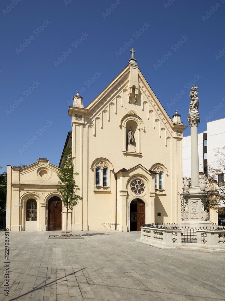 Fototapeta premium Capuchin Church, Bratislava, Slovakia, Europe