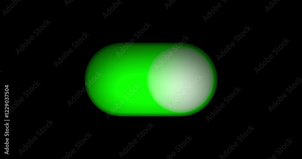 Green Toggle Switch Graphic Design Green Toggle Switch Graphic Design