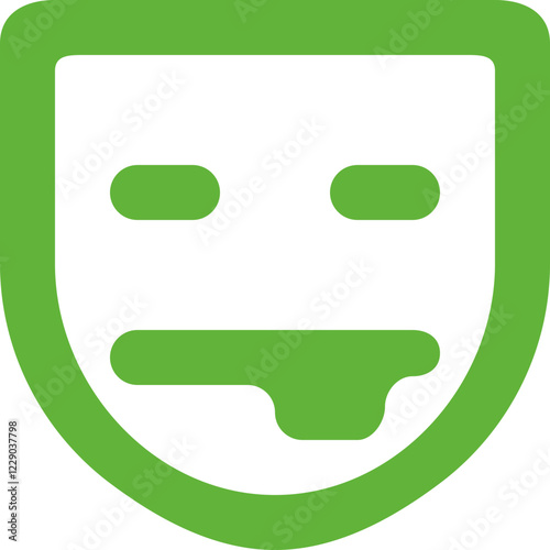 Emoji Tongue Sticking Out icon logo design