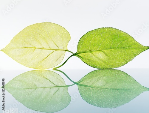 Microscopic View of Stomata Dynamic and Detailed Images Revealing Natural Transpiration and Energy Flow in Leaves High-Resolution Photography Showcasing the Intricate Structure of Stomata, Essential
