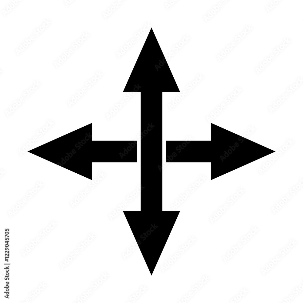 Illustration showing a black arrow (pointer) icon on a white background
Illustration showing a black arrow (pointer) icon on a white background