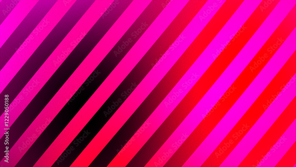Obraz premium Red Black Pink Gradient striped wallpaper with a retro design and colorful texture