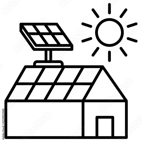 Microgrid Outline Icon