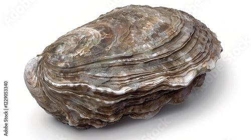 A Close - up View of Fresh and Juicy Oysters. These bivalve mollusks, with their rough, irregular shells, are a popular seafood delicacy