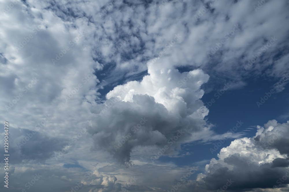 Cloud formations, Bavaria, Germany, Europe Cloud formations, Bavaria, Germany, Europe