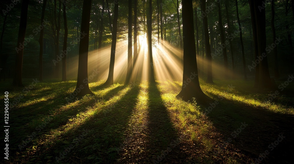 Fototapeta premium National Geographic photographers capture rainforest at dawn serene and tranquil