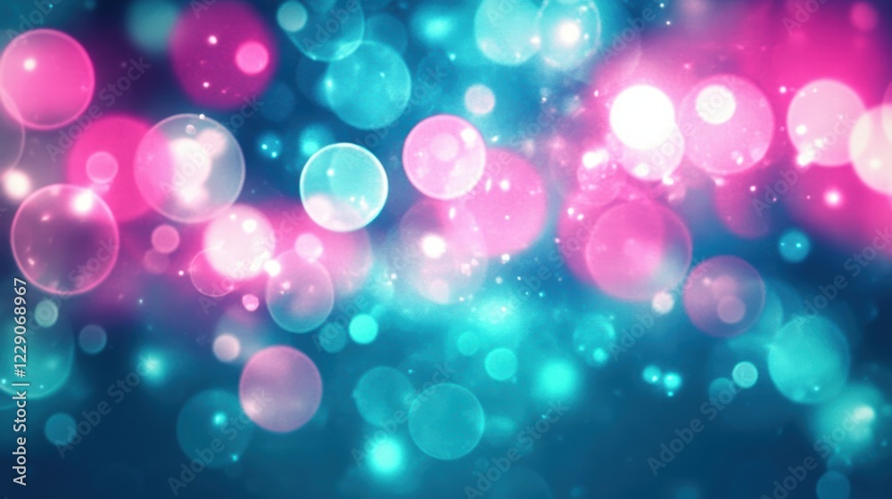 A Luminous Background with Bright Turquoise