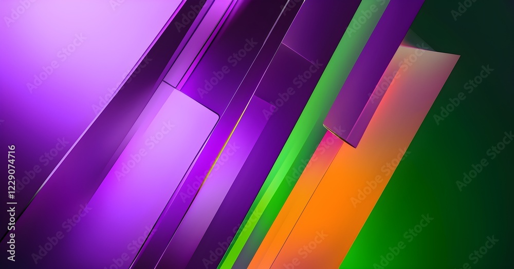 Translucent vibrant colored geometric shapes create depth with sharp angles and smooth transitions Translucent vibrant colored geometric shapes create depth with sharp angles and smooth transitions