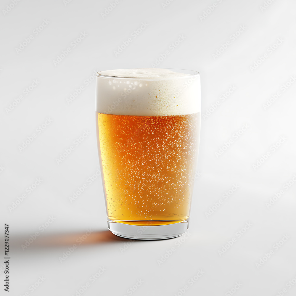 glass of beer realistic on transparent background glass of beer realistic on transparent background