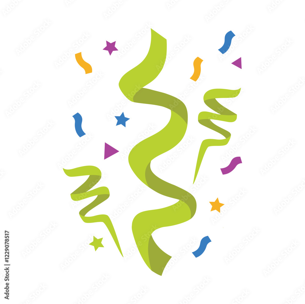 Confetti Vector Illustration - 05 Confetti Vector Illustration - 05