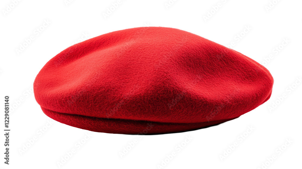 French Beret Hat In Red Color With Transparent PNG Background French Beret Hat In Red Color With Transparent PNG Background