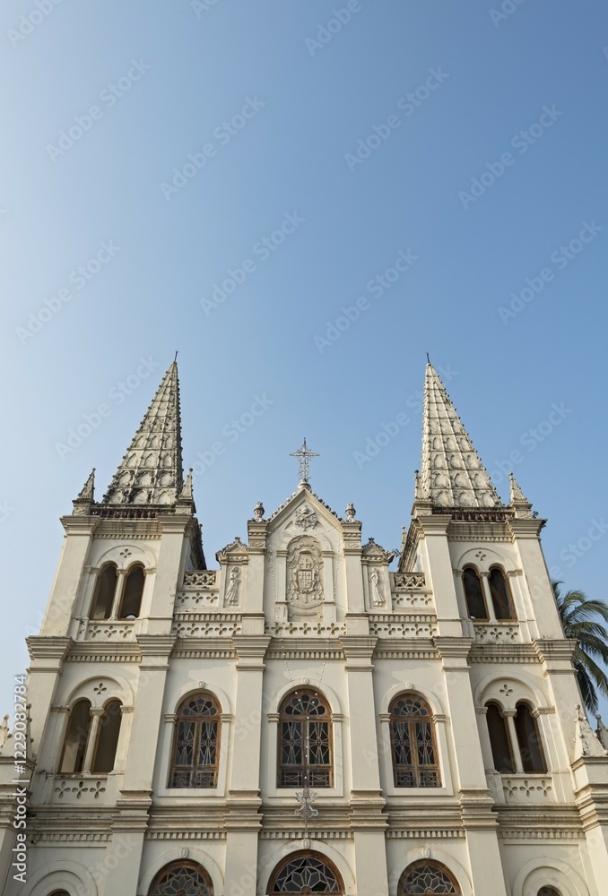 Santa Cruz Cathedral Basilica, Fort Kochi, Kochi, Cochin, Kerala, India, Asia Santa Cruz Cathedral Basilica, Fort Kochi, Kochi, Cochin, Kerala, India, Asia