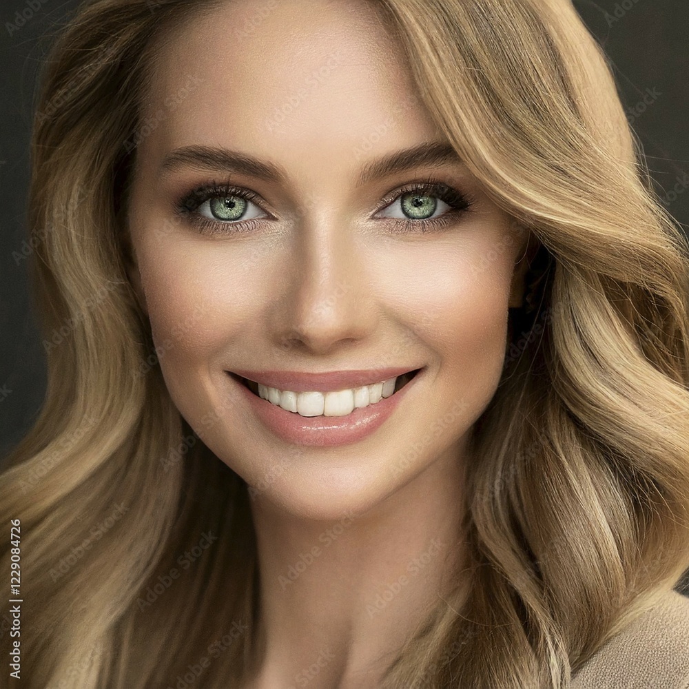 AI generated, An attractive blonde woman, portrait, 40, 45, years, beautiful teeth, beautiful eyes, glamour, beauty, make-up, close-up, green eyes, swedish woman AI generated, An attractive blonde woman, portrait, 40, 45, years, beautiful teeth, beautiful eyes, glamour, beauty, make-up, close-up, green eyes, swedish woman