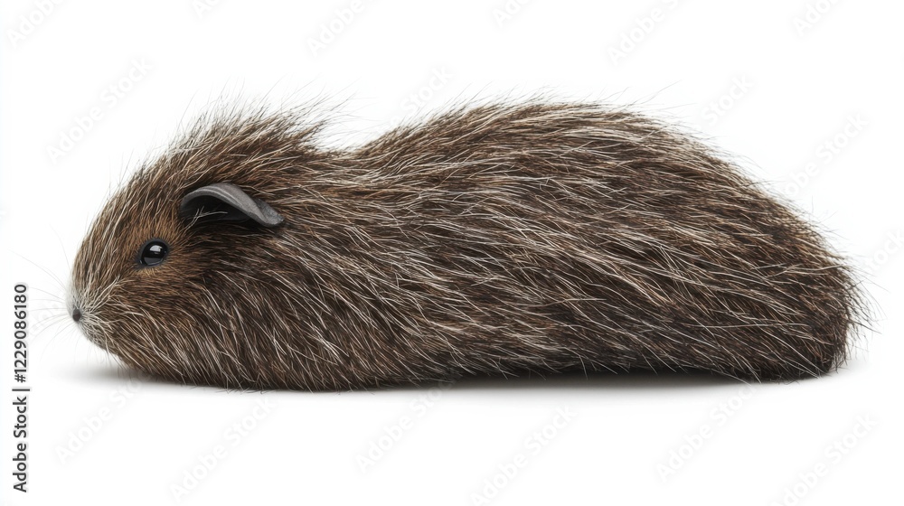 Realistic Fur Covered Small Mammal with Intricate Details Realistic Fur Covered Small Mammal with Intricate Details