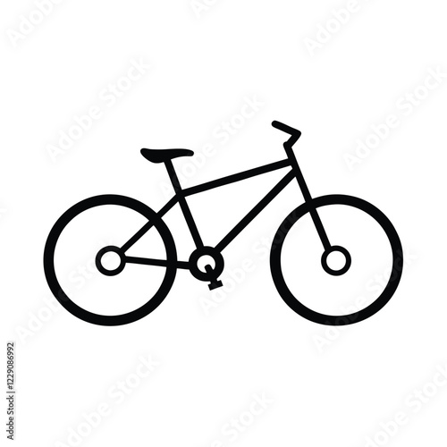 bicycle isolated on white background