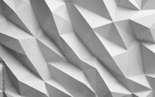 White Polygon Textured Background for Clean, Minimal Design
