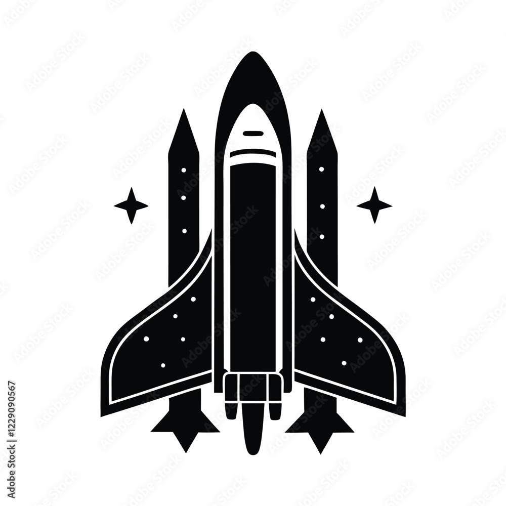 rocket and vector rocket and vector