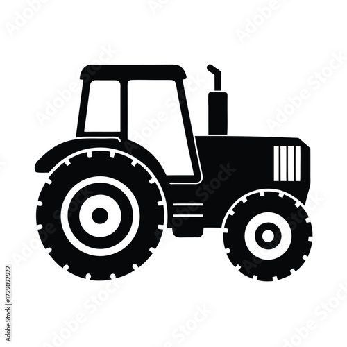 tractor isolated on white background