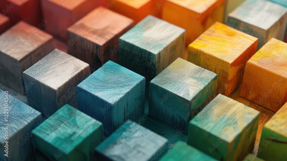 Colorful Wooden Blocks Stacked Abstractly Creating a Vibrant and Engaging Pattern for Creative Projects and Artistic Designs in Various Media Colorful Wooden Blocks Stacked Abstractly Creating a Vibrant and Engaging Pattern for Creative Projects and Artistic Designs in Various Media