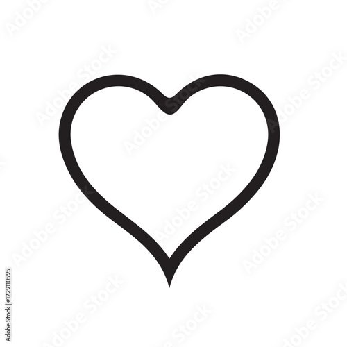 Healthcare and health care heart icon. Heart icons set. Heartbeat icon. Medical heart signs. Cardiogram sign. Editable stroke. Vector illustration eps 10
