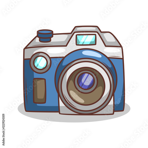 retro film cartoon camera illustration