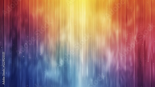 Colorful abstract background with vertical light streaks, ai generated, AI generated