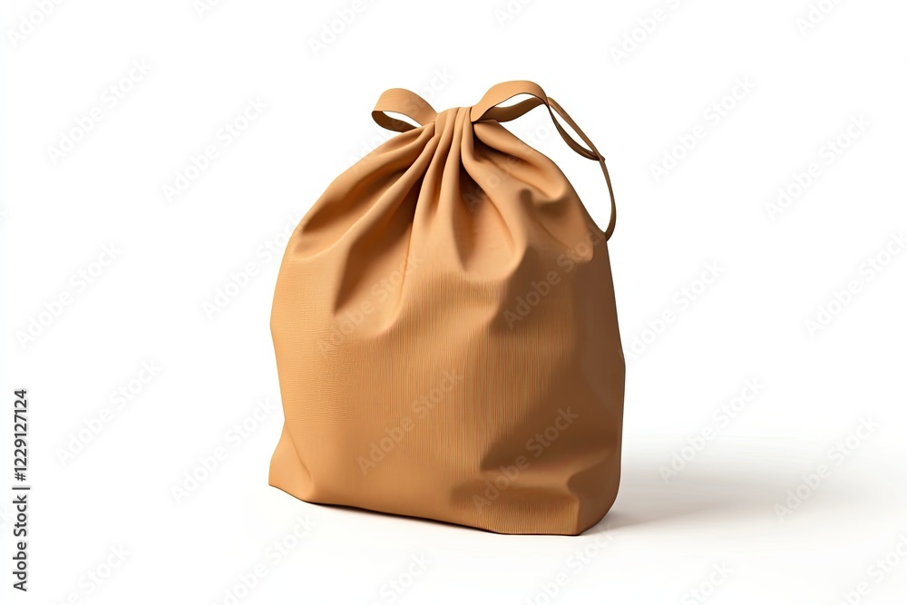 Clear Pixel Picture of Cartoon Bag Perspective View Isolated with White Background Clear Pixel Picture of Cartoon Bag Perspective View Isolated with White Background