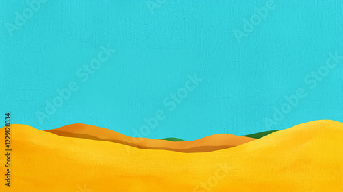 Desert Hills Minimalist Landscape