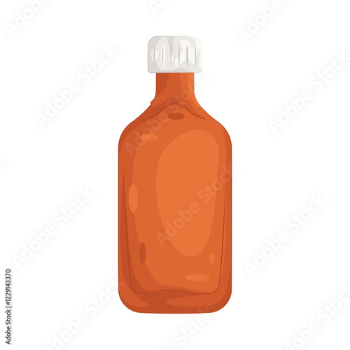 Illustration of medicine bottle