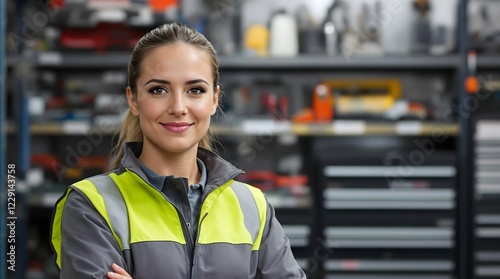Wallpaper Mural Tool Crib Attendant Managing Tools in a Well-Organized Storage Area (Industry) Torontodigital.ca