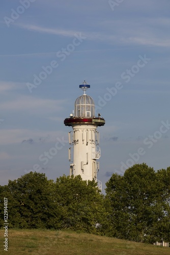 Lighthouse, Danube Island, Vienna, Austria, Europe photo