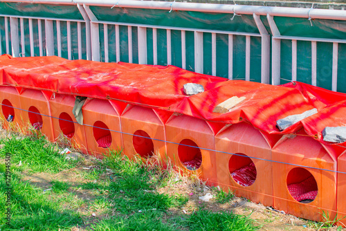 Photography Cat Houses on Green Grass in Istanbul