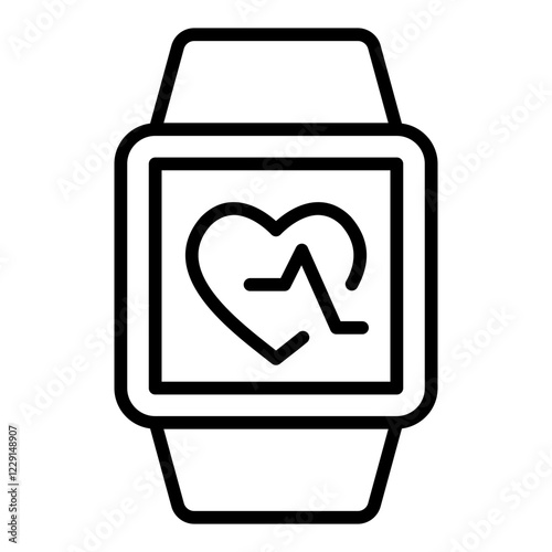 Smart Wearables line icon