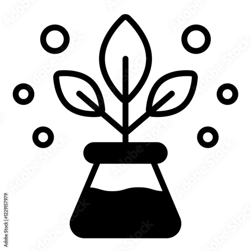 Synthetic Biology line glyph icon