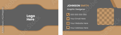 Business Card Modern Design.